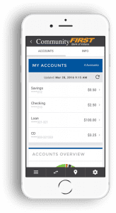 mobile banking app