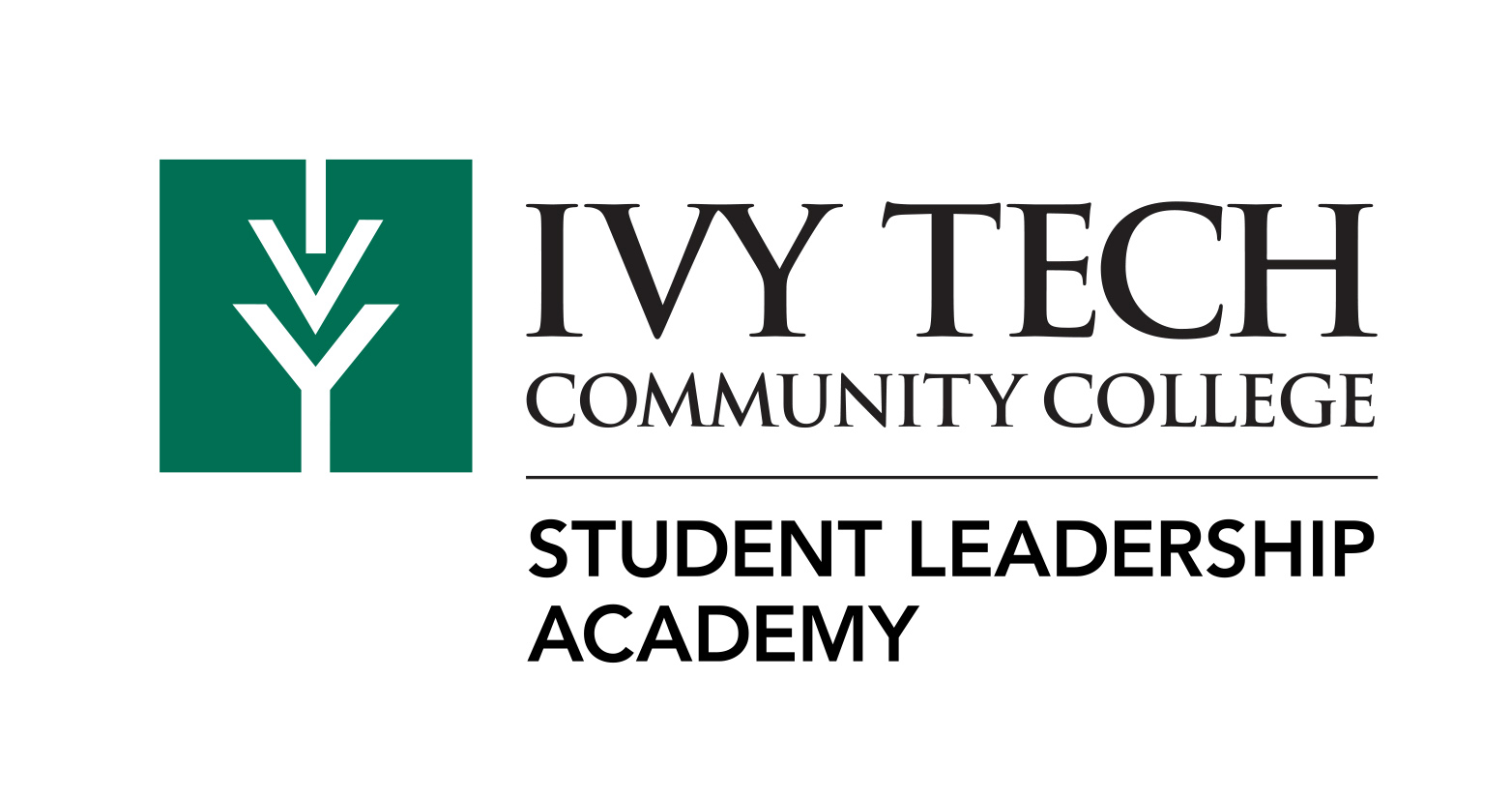 IvyTech_Logo_StudentLeadershipAcademy_Black