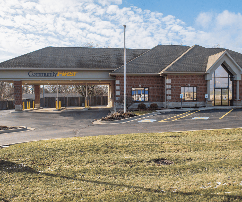 Image of Community First Bank of Indiana's Dixon Road Branch in Kokomo