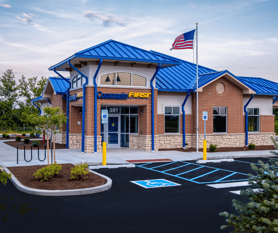 Image of Community First Bank of Indiana's Junction Crossing Branch in Westfield