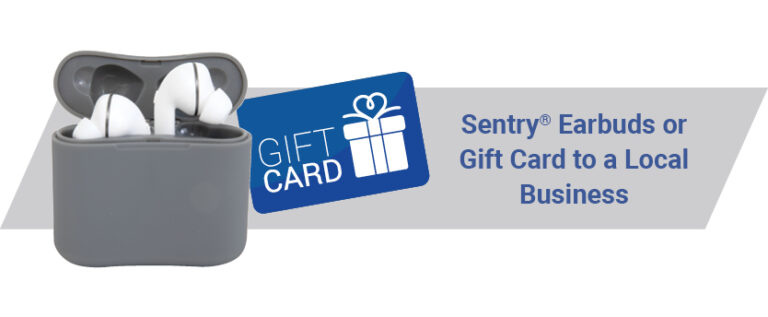 Current gifts offered with new checking accounts: Earbuds or gift card to a local business