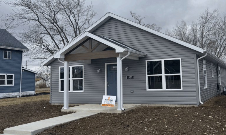 Image of house that Bridges Outreach built