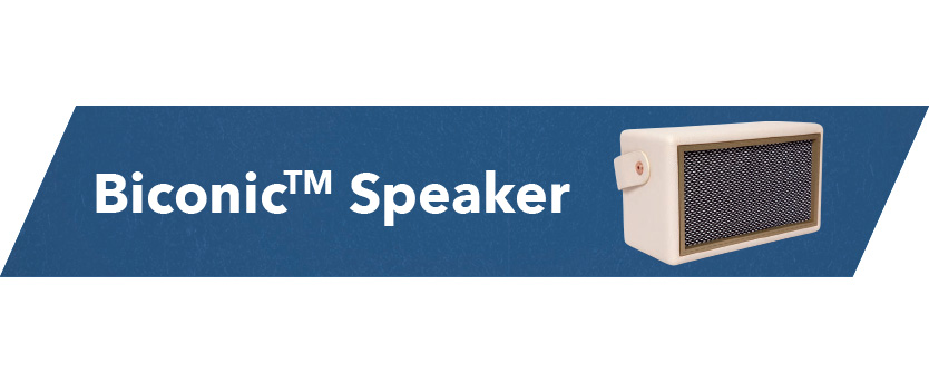 Current gift offered with new checking accounts: Biconic Speaker
