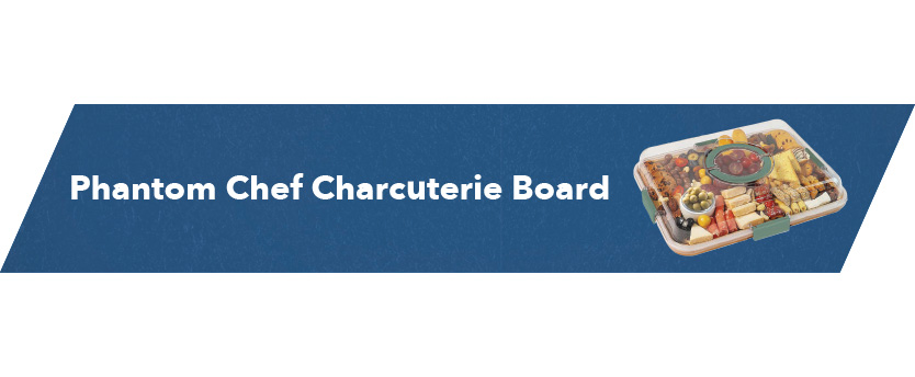 Current gift offered with new checking accounts: Phantom Chef Charcuterie Board Board